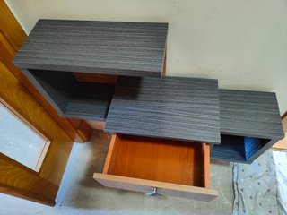 Mueble recibidor pequeño madera