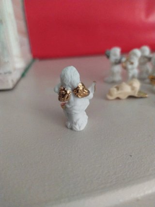 Colección Angelitos Porcelana Adorno