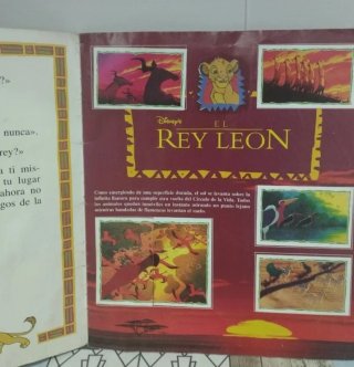 Álbum Cromos El Rey León Panini