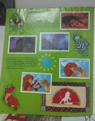 Álbum Cromos El Rey León Panini