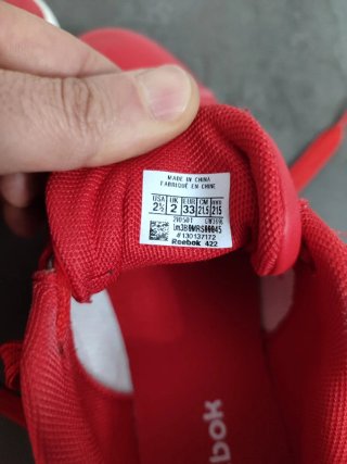 Reebok Sneakers Rosse Unisex Taglia 33