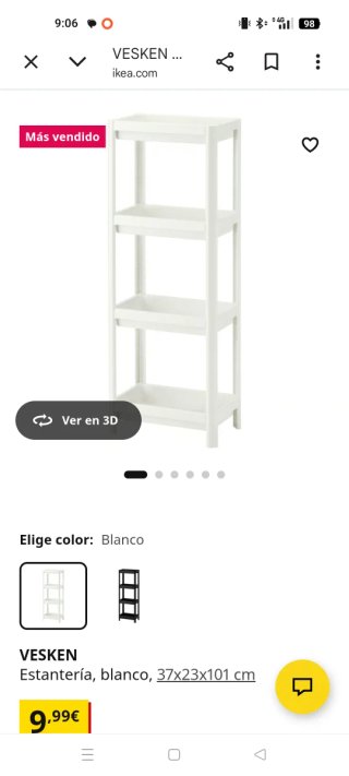 Estantería ikea