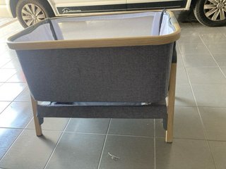 Cuna colecho Cozee gris y madera