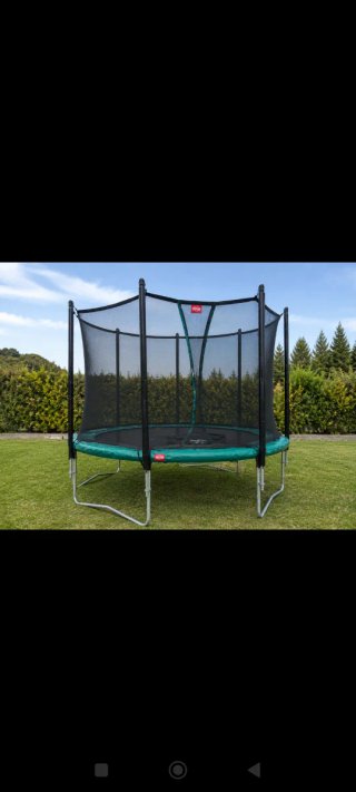 Cama elástica trampolín con red de seguridad