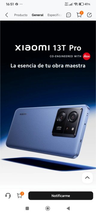 Smartphone Xiaomi 13 t pro