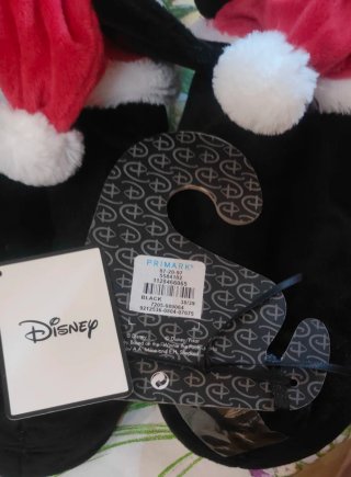Zapatillas Peluche Minnie Mouse Navideñas