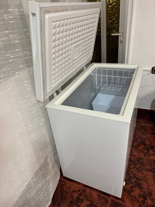Arcón congelador blanco