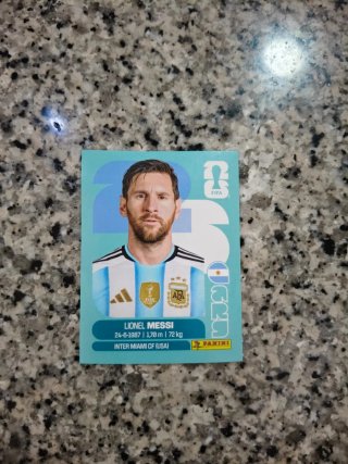Cromo Messi Argentina FIFA WORLD CUP