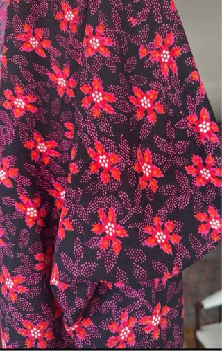 Kimono estampado floral talla única