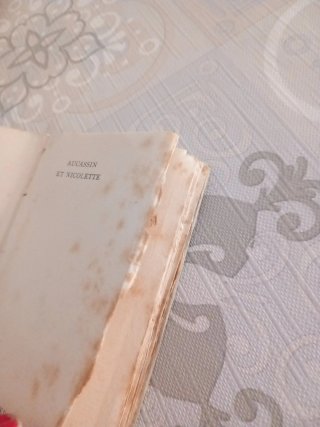 Aucassin et Nicolette Libro Antico Francese