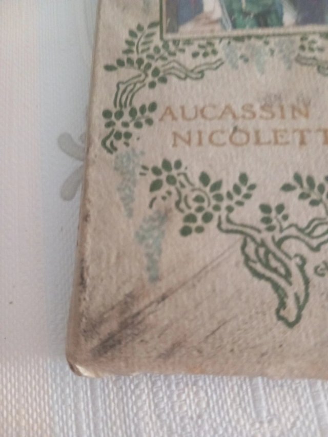 Aucassin et Nicolette Libro Antico Francese