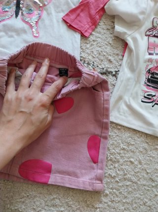 Lote Ropa Niña Camisetas y Faldas 4 a 5 años