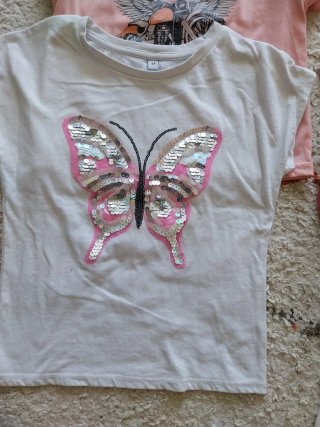 Lote Ropa Niña Camisetas y Faldas 4 a 5 años