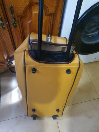 Maleta de viaje vintage cuero
