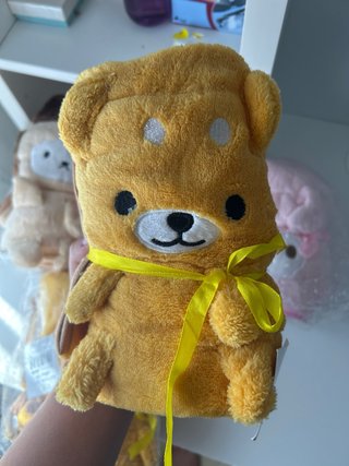 Mantitas con caritas de peluche