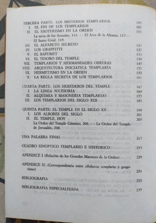 1* edición. El gran libro de los Templarios.