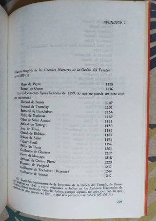 1* edición. El gran libro de los Templarios.