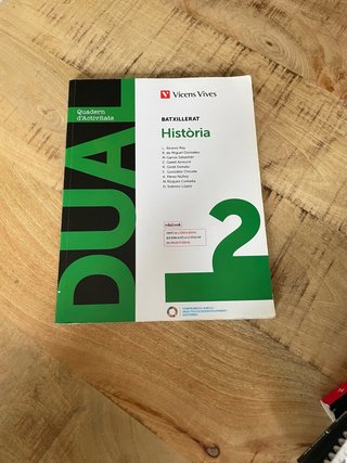 Història, 2 Batxillerat, Dual Quadern d'activitats