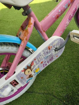 Bicicleta infantil 16 rosa