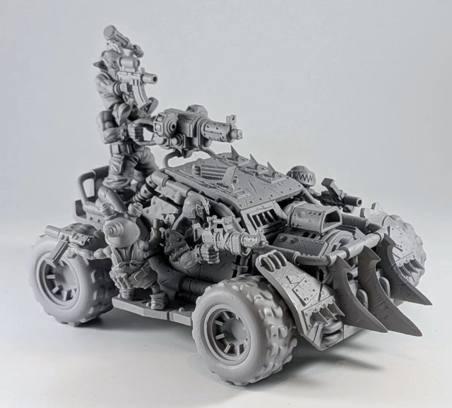 Orks - Vehículo Buggy ork proxy sci-fi impreso en
