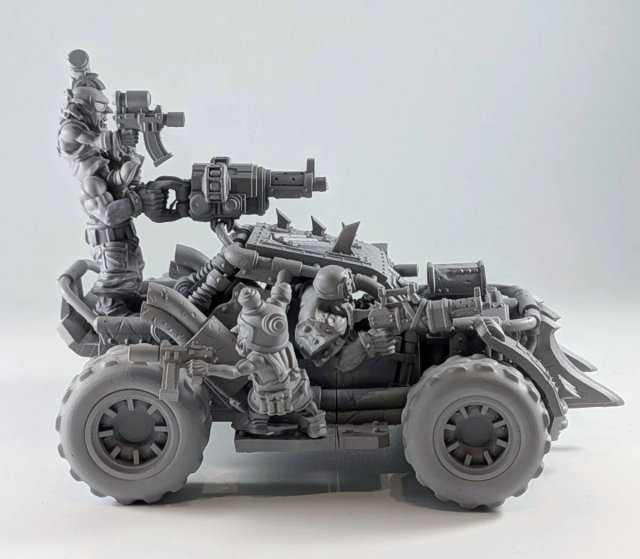 Orks - Vehículo Buggy ork proxy sci-fi impreso en