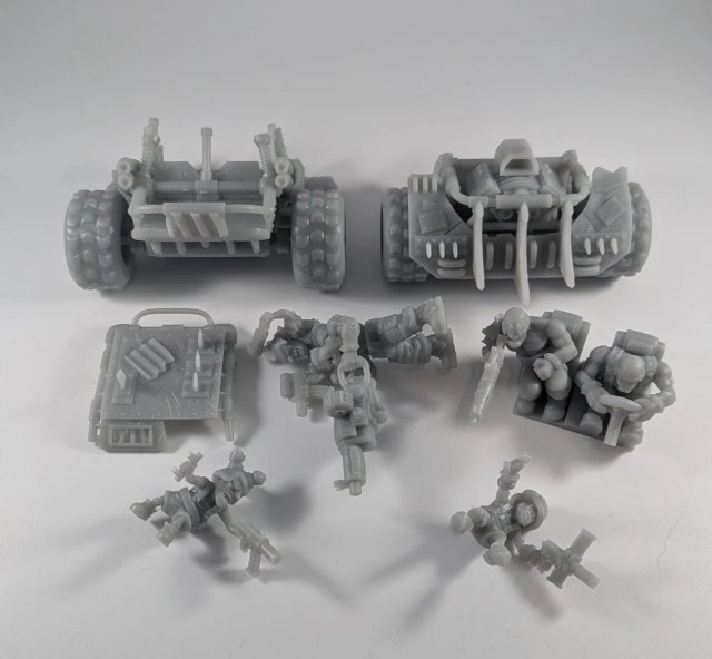 Orks - Vehículo Buggy ork proxy sci-fi impreso en