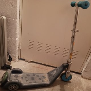Patinete infantil azul 3 ruedas