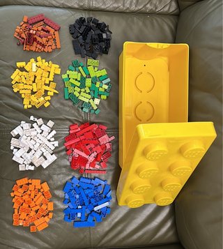 Lote de piezas LEGO de colores