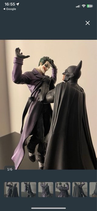 Figura Batman y Joker Arkham Origins