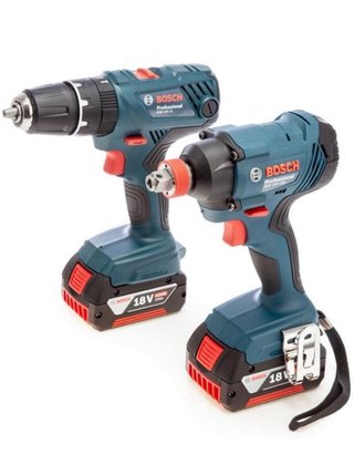 Pack 2 Herramientas Bosch 18V GSB + GDX