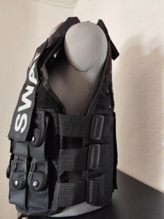 Chaleco Táctico SWAT Negro