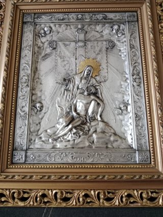 Cuadro religioso María y Jesús