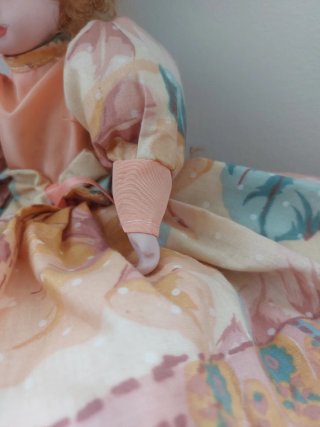 Muñeca porcelana vintage años 90