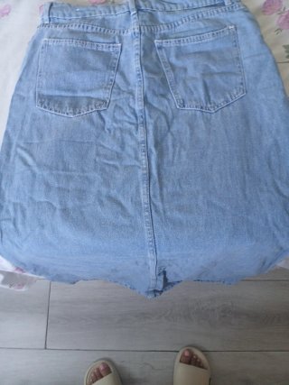 Falda vaquera larga talla 42