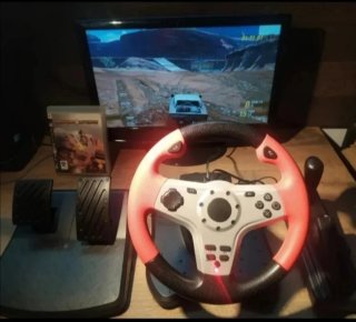 Volante PS2/PS3/PC + Gioco F1 ps3