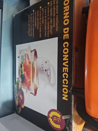 Horno de convección con motor ventilación