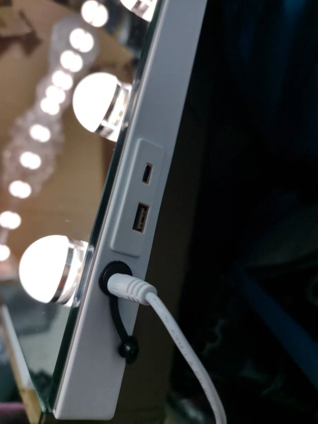 90x60 Espejo Maquillaje con Luz LED usb y bluetoth