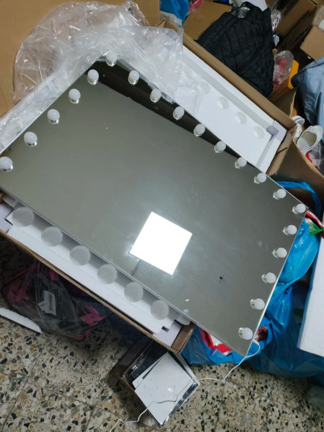 90x60 Espejo Maquillaje con Luz LED usb y bluetoth