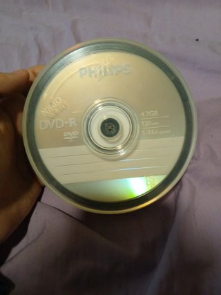 10 x DVD-R Philips 4.7GB 120min 1-16x