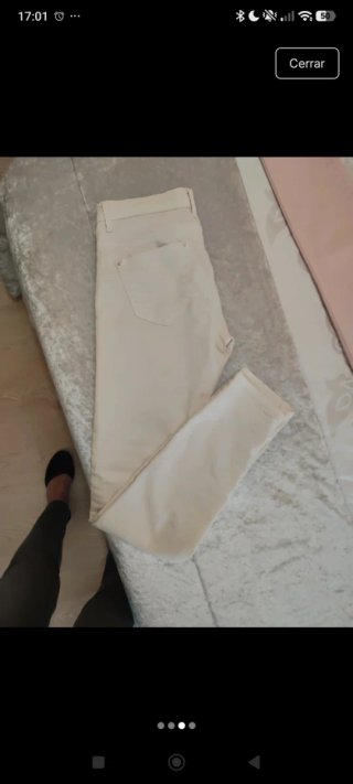Pantalón Stradivarius Beige Talla M Nuevo
