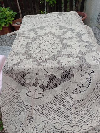 Copriletto in pizzo