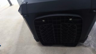 Maleta para moto negra y gris