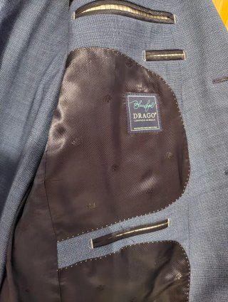 Traje Emidio Tussi Talla 52 Azul
