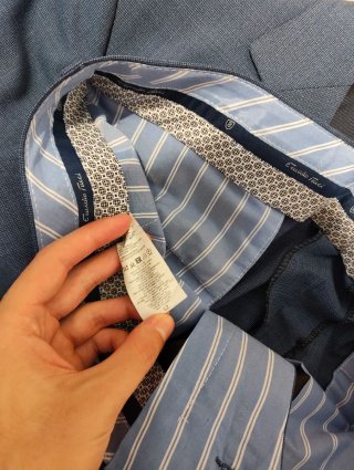 Traje Emidio Tussi Talla 52 Azul