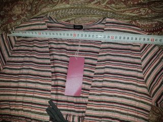 Coprispalle cardigan righe