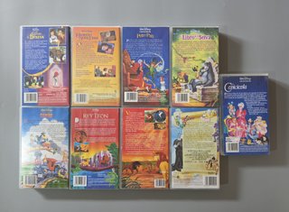18 Películas VHS Disney Clásicos y más