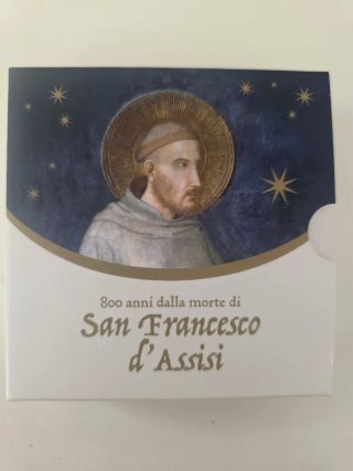 Moneda 2€ San Francesco D'Assisi Proof Inverse