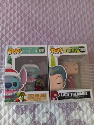 Funko Pop! Stitch con Luces y Lady Tremaine