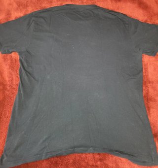 Camiseta Negra Hombre Talla XXL