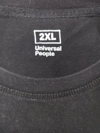 Camiseta Negra Hombre Talla XXL